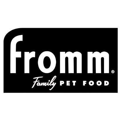 Fromm Family premium kibble and canned food, available at JUPdog